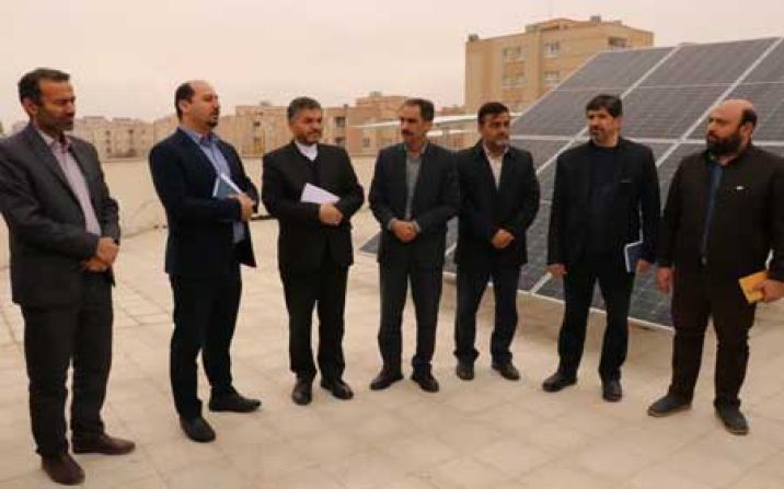 نیروگاه خورشیدی در یکی از مدارس پردیسان احداث شد
